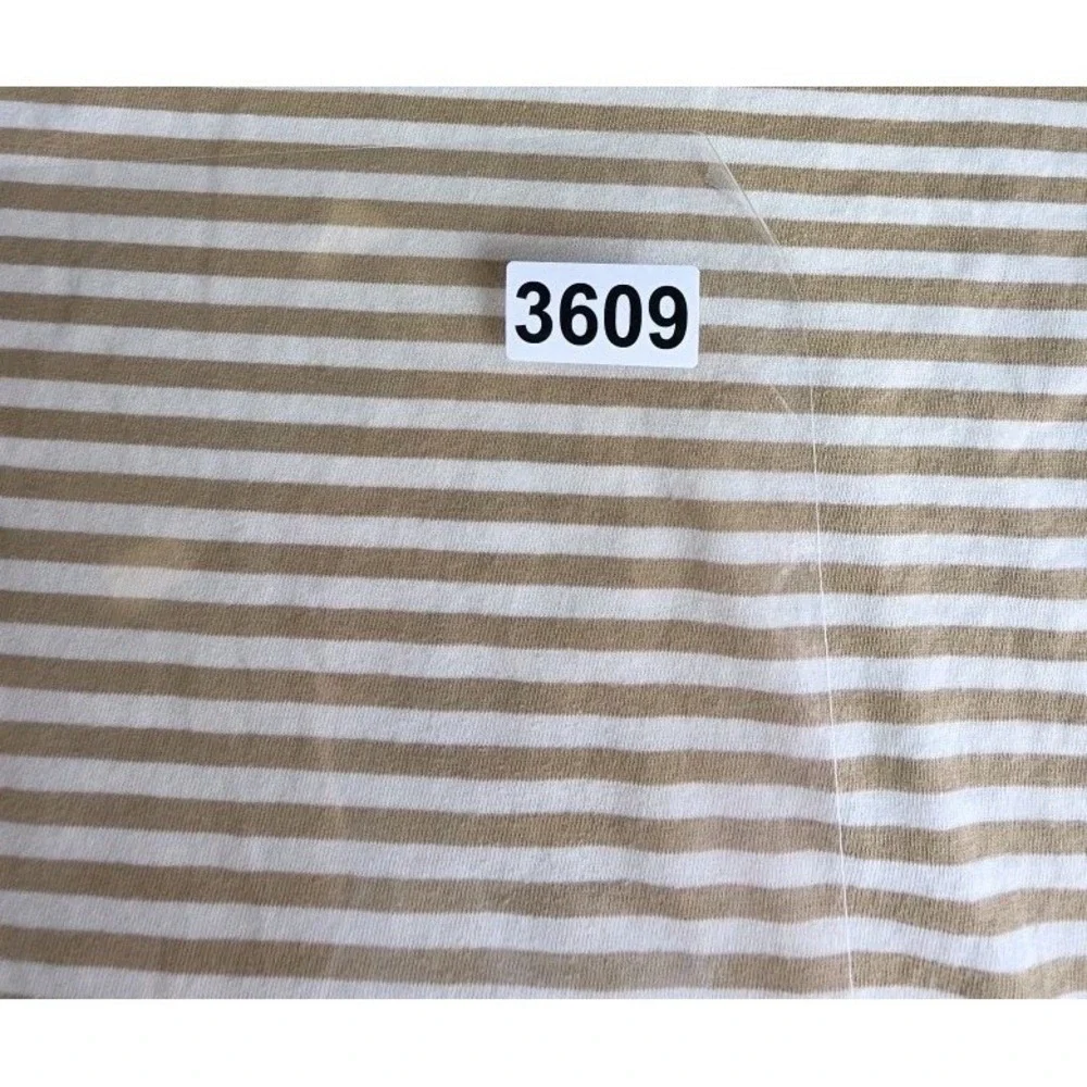 The North Face Polo Shirt Mens X-Large BROWN CREAM Striped Casual Short Sleeve